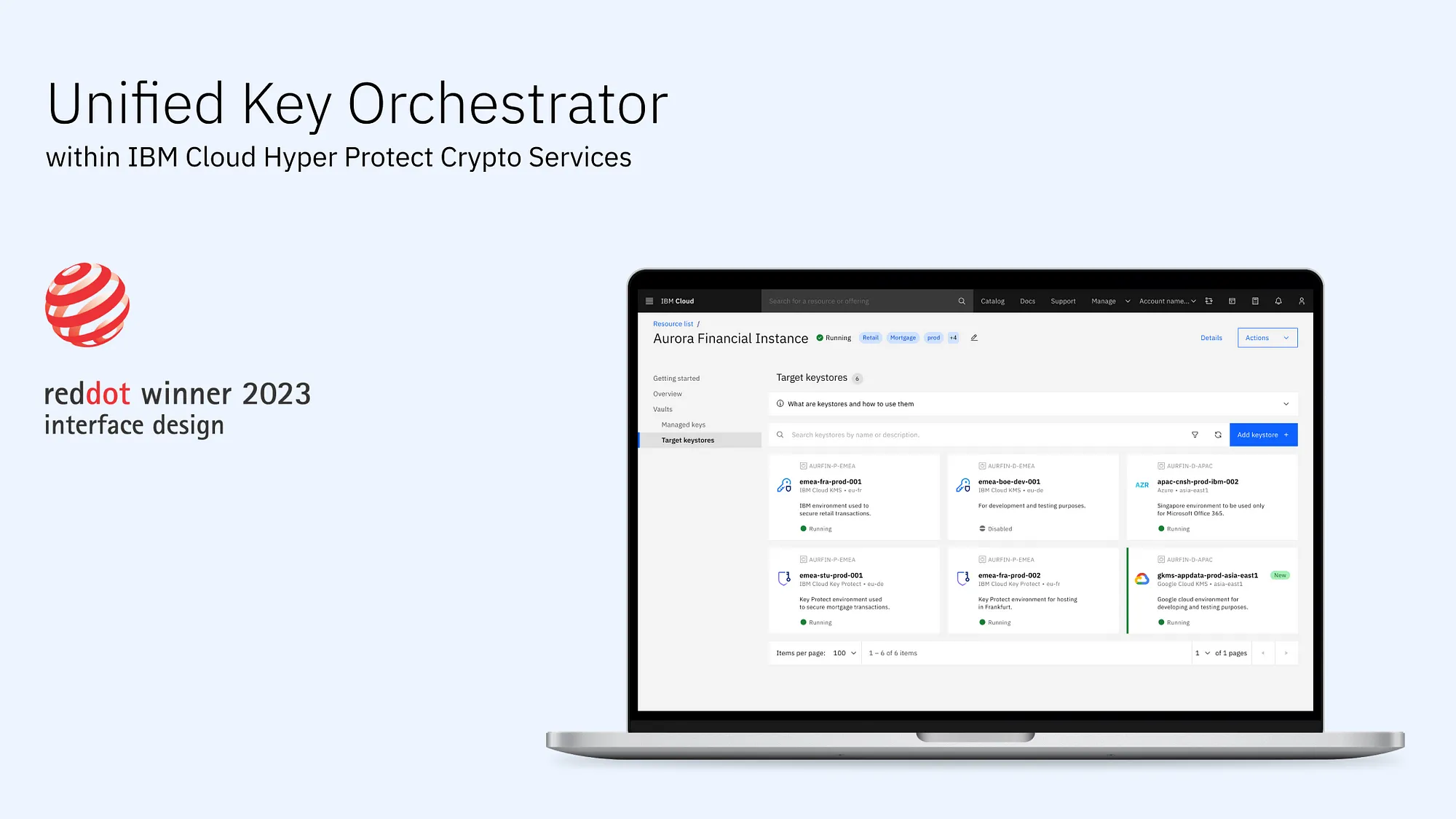 IBM Cloud Hyper Protect Crypto Services UX